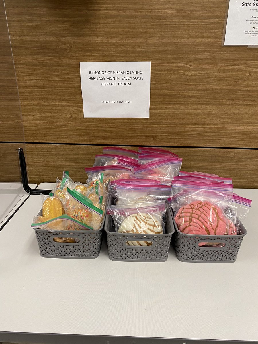 Celebrated the start Hispanic Heritage Month with some pan dulce for the team! #HispanicHeritageMonth #worksomewhereyoulove #T1193