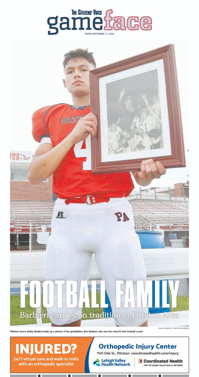 cvgameface's tweet photo. Pittston Area's Robby Barbieri https://t.co/jqrdntU1KS