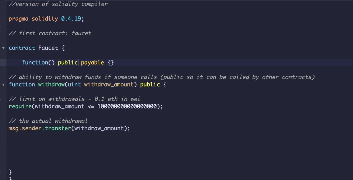 0xLongbottom's tweet image. written and deployed my first contract -a faucet- on the ropsten testnetwork today. can recommend #masteringethereum from @gavofyork to anybody who wants to dive into ethereum.