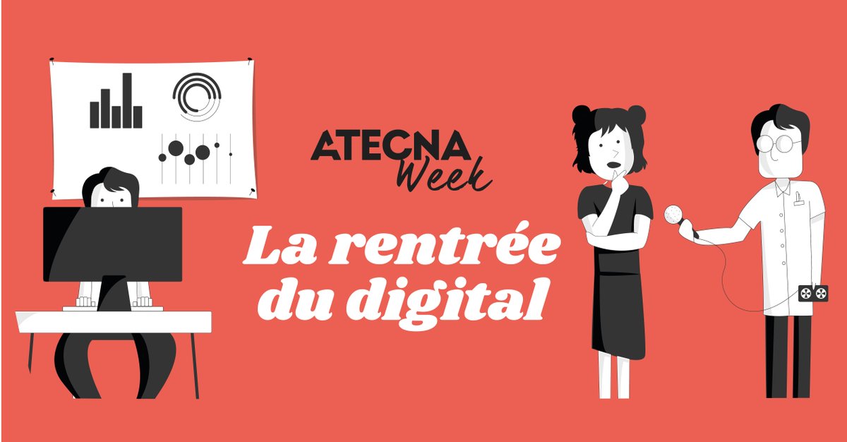 _ATECNA's tweet photo. L'Atecna Week c'est :
➡️ 17 conférences pour comprendre le rôle de la Transformation Digitale au sein de votre entreprise : Conseil, Design, Technologie &amp; Solutions, Performance Digitale &amp; Data etc.
📅 Les 5,6 et 7 octobre !
Inscriptions : https://t.co/w6rYqMWPkB https://t.co/lF0RewIIDC