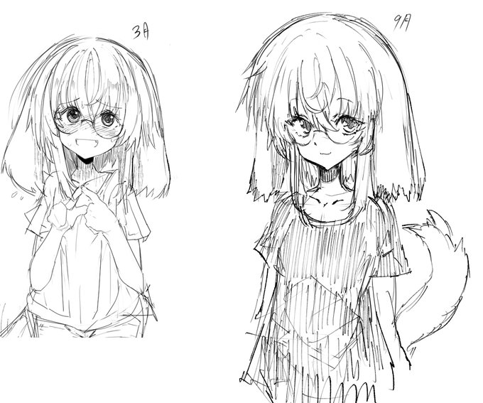 なんだかんだ、結構描き方がコロコロ変わる気がする 