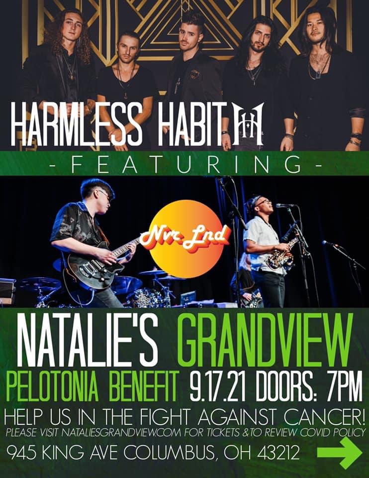 Come out and support this awesome cause! Doors at 7PM and music at 8! We are even playing a brand new song! 😎 Link to tickets below! 

nataliesgrandview.com/events/harmles…