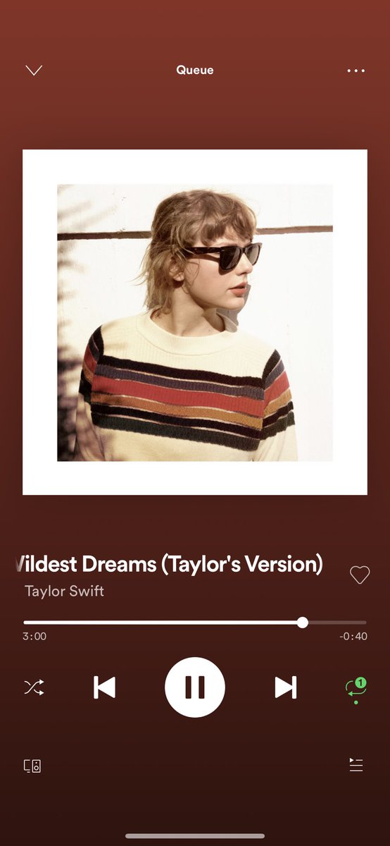 invisbstring's tweet image. How do I tell my boss I may be late to our meeting in 12 minutes? I cannot pause this version even it’s just for 30 minutes. #WildestDreamsTaylorsVersion