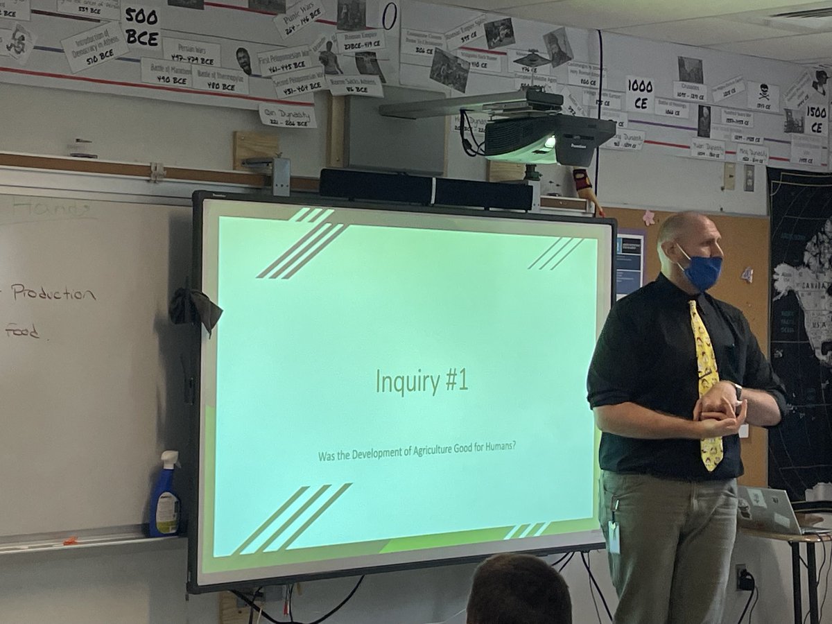 LeadLearnerWS's tweet photo. Students in sixth grade diving deep into the development of agriculture and the impact on humans.  #WSLearms https://t.co/lIa0n8X2c2