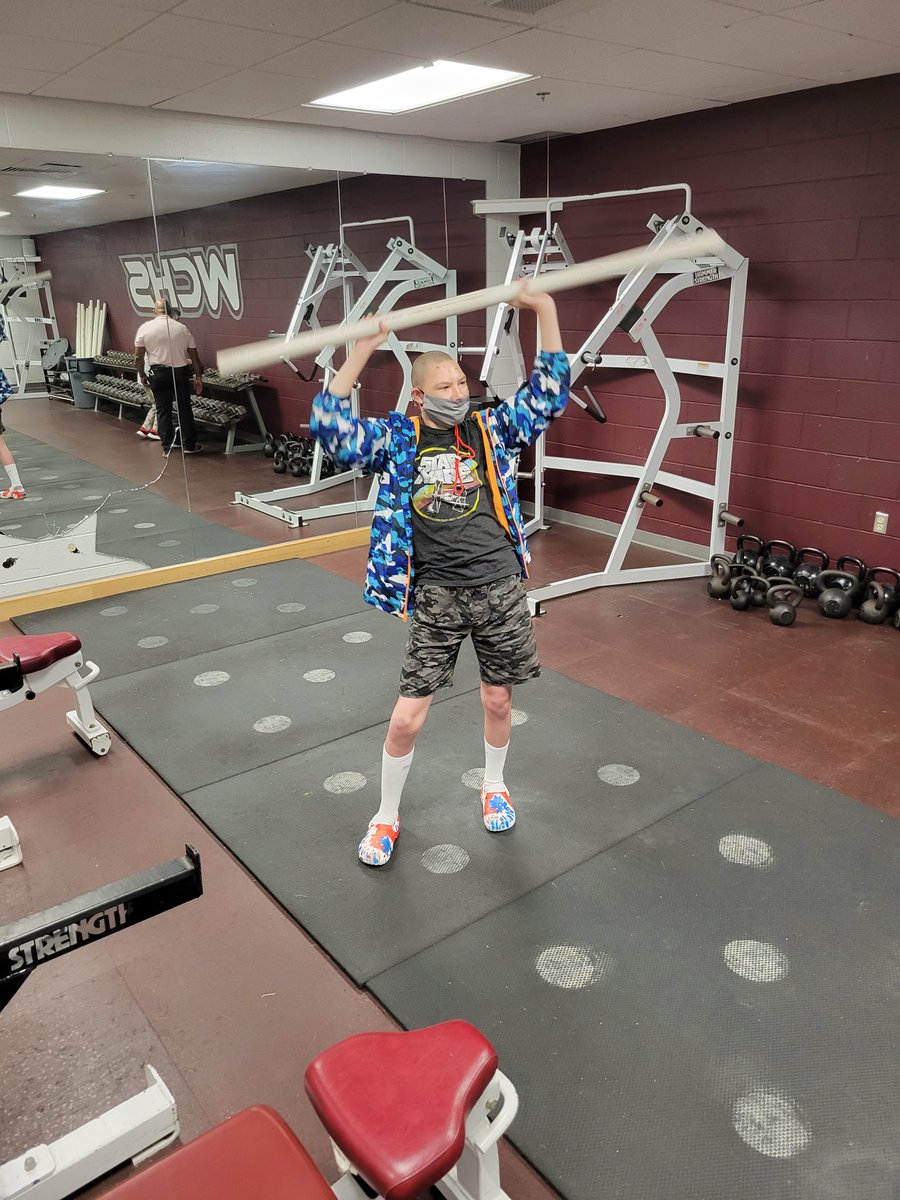 WC_CoachO's tweet photo. Flex Friday #AdaptivePE @TheRock https://t.co/knrYQiLLgy