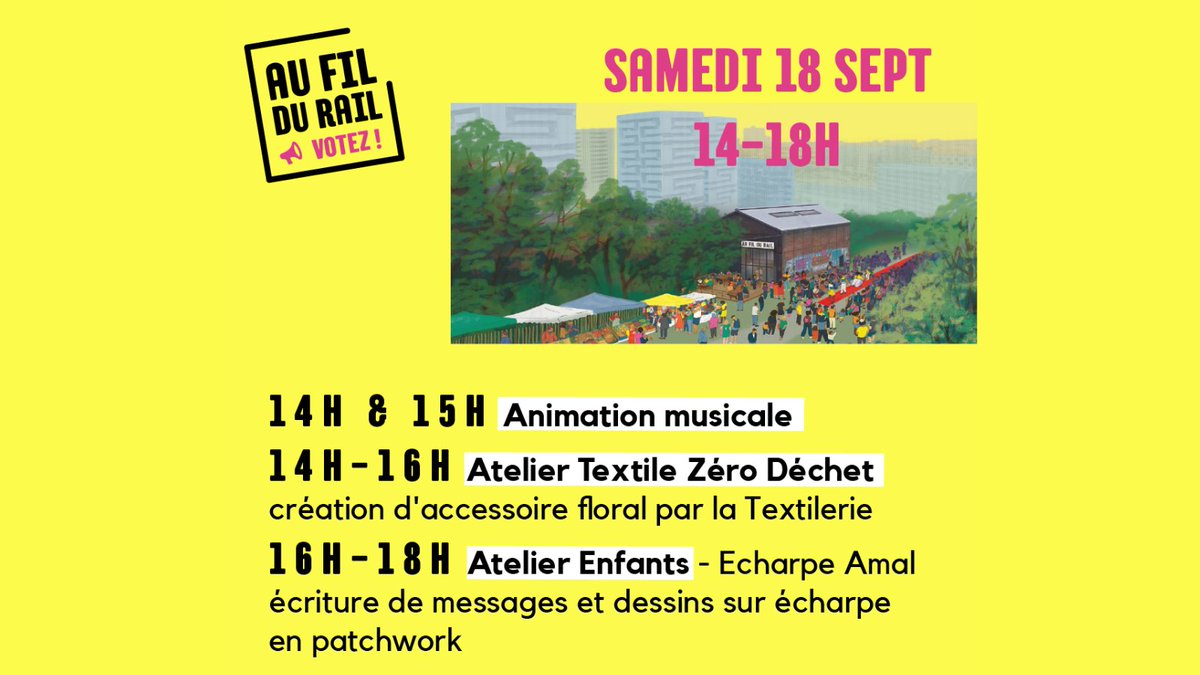 On vous attend demain #paris19 Voici le programme👇Rendez-vous au 105 rue Curial ! N'oubliez pas de taguer les amis que vous invitez à vous accompagner😉Une belle sortie à partager qui fait coup double #JournéeduPatrimoine et #budgetparticipatif