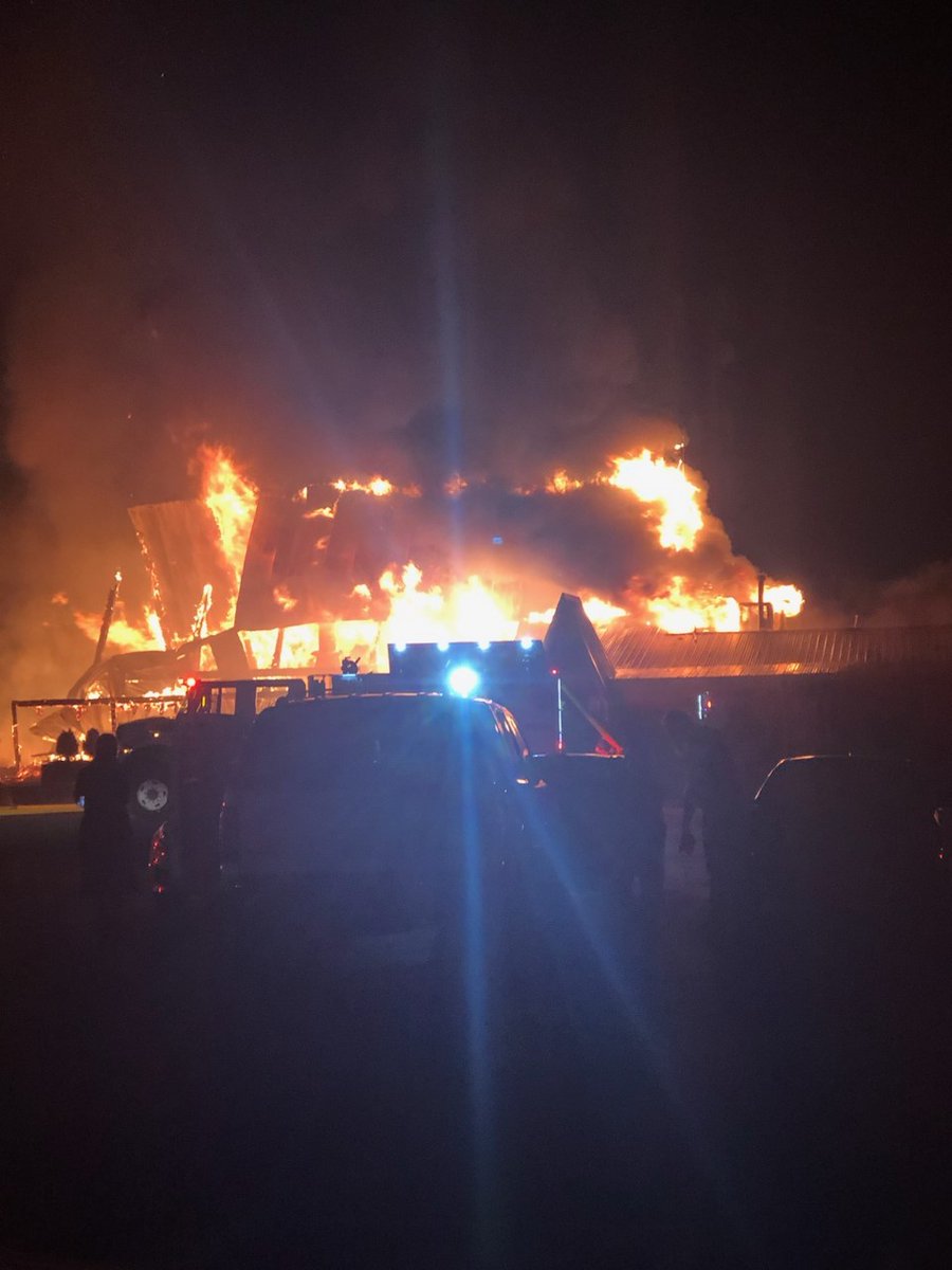 FOX5Vegas's tweet photo. LATEST: Fire officials respond to blaze at Mt. Charleston Lodge outside of Las Vegas

DETAILS: https://t.co/izAz3v9uvQ https://t.co/nyEUq8OFKp