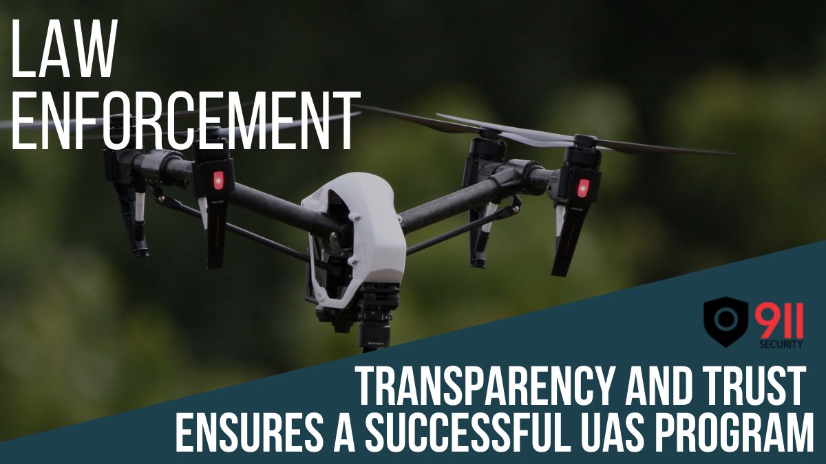 Drones offer law enforcement many benefits, but implementing a program can be challenging. Transparency can help your PD overcome challenges and get a green light for your UAS program. #UAS #drones #publicsafety #dronesforgood #policedrones
911security.com/blog/law-enfor…