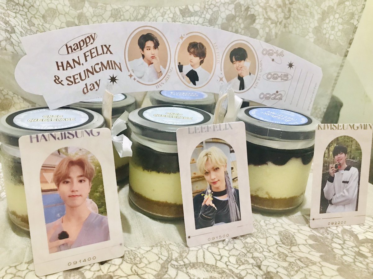 StayForSKZPH's tweet photo. Hi Stays! 
🐿️🐥🐕 We are ready for tomorrow's scheduled delivery as early as 9AM 😊

We still have a few slots. 
Oreo Cheesecake - 1
Blueberry Cheesecake - 2
#Pakeyk_ng_VirgoBoys
#StrayKeyks🎂 https://t.co/05CeKnFfT8
