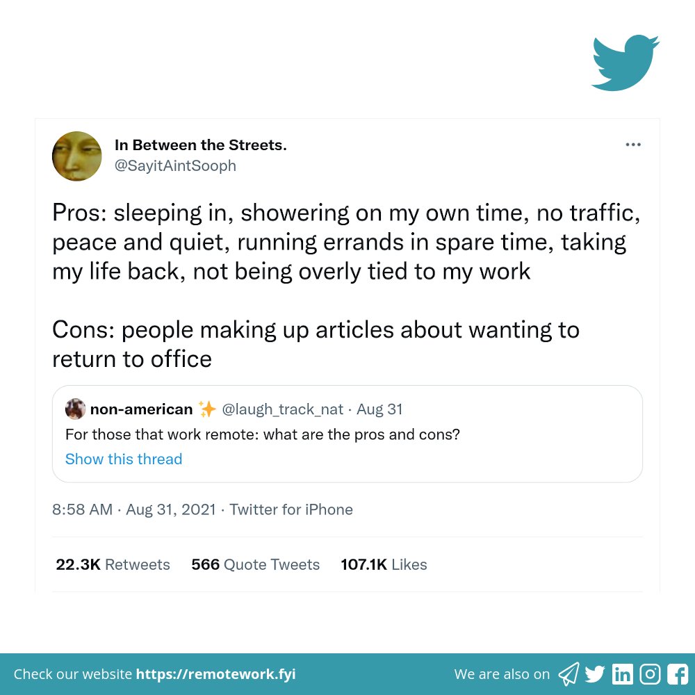 remotework_fyi's tweet photo. You don't believe such articles, do you? 😂

#remotework #remoteworking #workingremotely #workfromhome #workingfromhome #wfh #workfromanywhere #wfa #flexibleworking #worklifebalance #telecommute #telecommuting https://t.co/Dh53GzBDR8