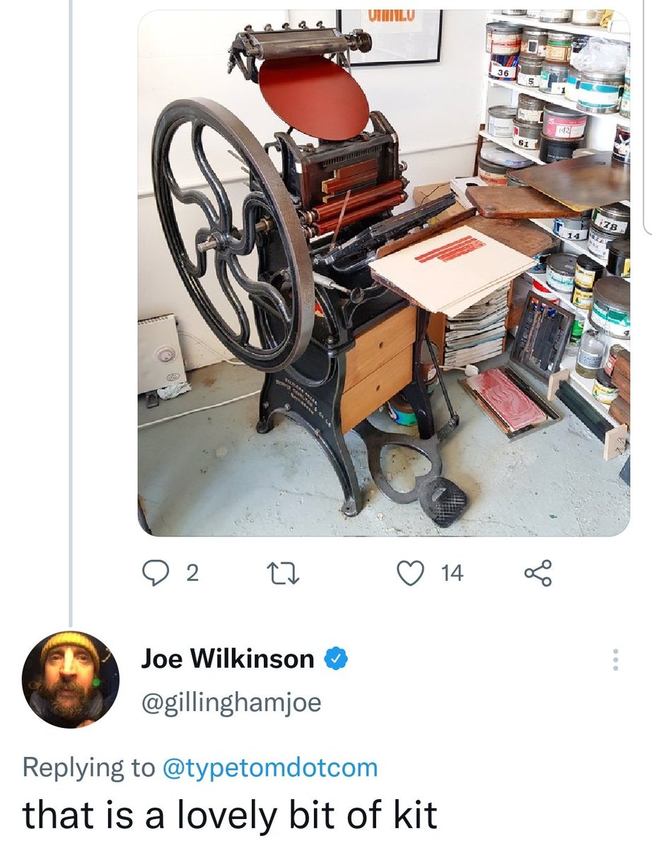 Big thanks to <a href="/gillinghamjoe/">Joe Wilkinson</a> for giving me my new answer to the regular question of What is it? now all I need is the answer for - How's it work? Why? and Is this your actual job?