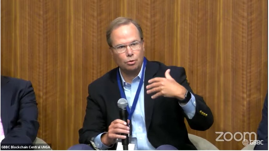 GBBC_io's tweet photo. "I can see over the next 5 year period there being a really dramatic shift in capital markets thanks to all of the pieces we've been discussing today."

- Jim Toffey, CEO @LiquidX_Network, discussing how #blockchain &amp; DeFi can revolutionize capital markets
https://t.co/PExMUi5tJP https://t.co/7WCc8dsKbN