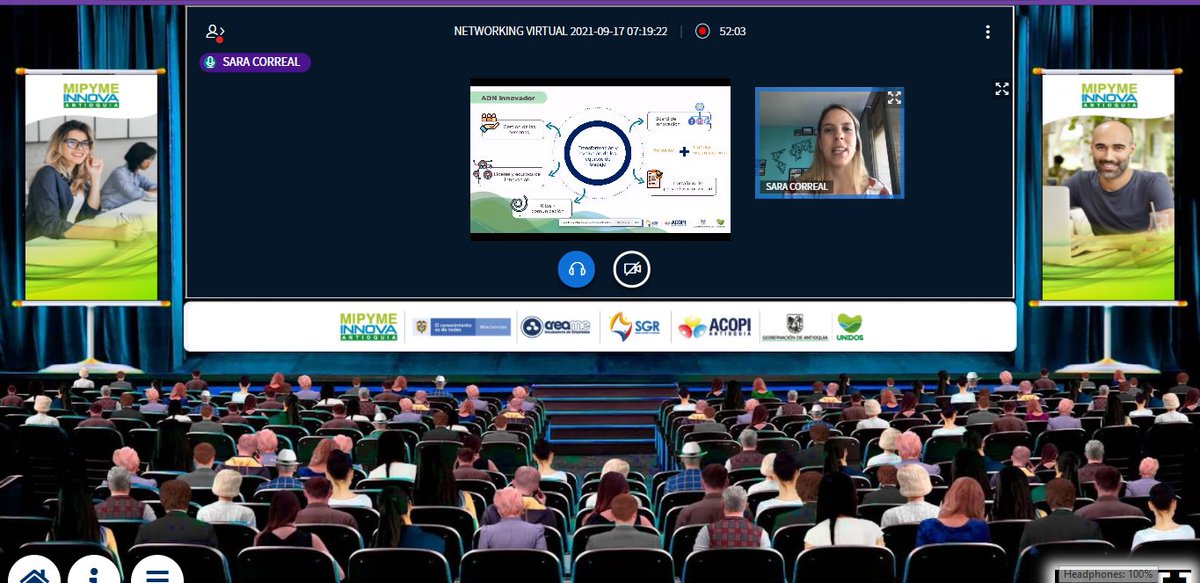 DesarrolloEcoAn's tweet photo. @GobAntioquia @LuisFSuarezV @DaniTrejoR @maritzalopa @ACOPIAntioquia @infocreame @MincienciasCo #NetworkingVirtual es un espacio que permite a los empresarios beneficiados de #MiPymeInnova, acercarse al ecosistema de innovación e identificar actores y aliados que pueden proporcionar recursos, conocimiento y clientes. ✨💡👩💼
🔗 https://t.co/E4SNEY1HDL https://t.co/tVEDtIjs6H