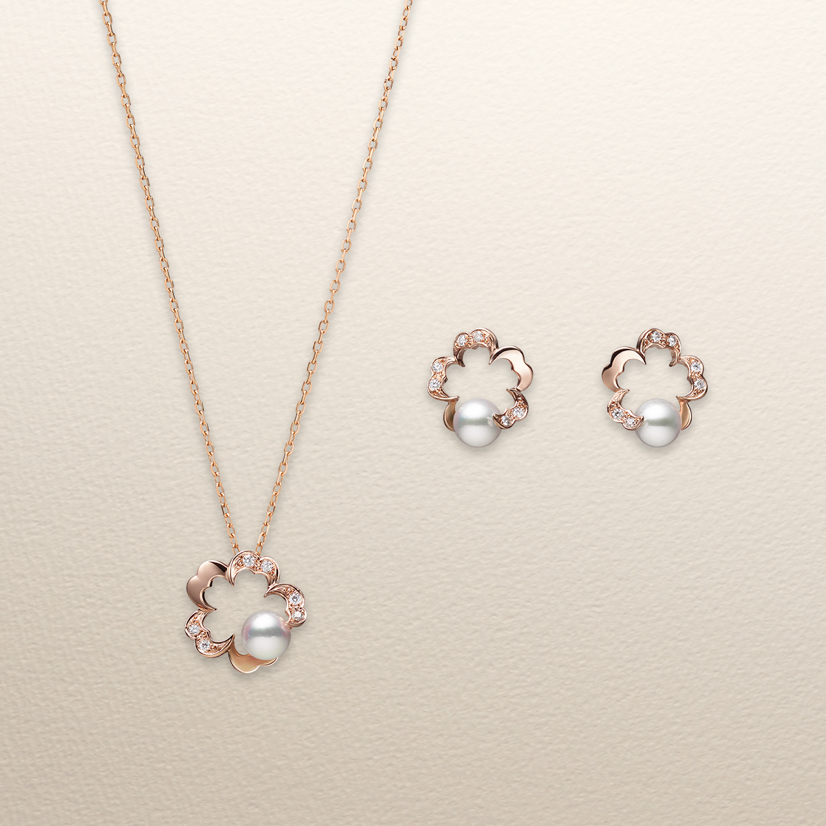 Mikimoto on X: Mikimoto's signature Cherry Blossom collection blooms with  these new designs. The brilliance of Akoya cultured pearls and diamonds are  set in pink gold celebrating Japan's heritage through the beauty