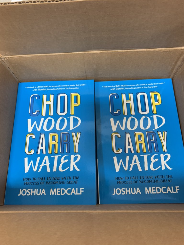 BHSHoundBball's tweet photo. Look what we got today!!!  2021 Book Study - @joshuamedcalf’s Chop Wood Carry Water. Thank you @BoerneReads for hooking us up with our Team Building and Growth Opportunities #embracetheprocess #32moh @LeechStan @Boernehs @BoerneISD https://t.co/bDqjsMJvpt
