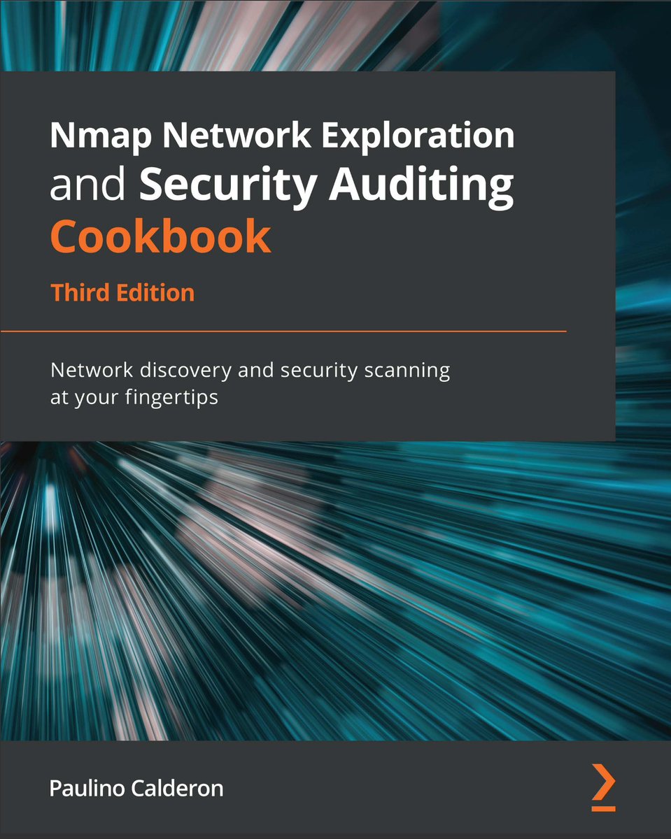 The third edition of 'Nmap: Network Exploration and Security Auditing Cookbook is out today. Most of the things I've learned about Nmap in past years are scattered throughout the book. RTs and Amazon reviews are super appreciated :) amazon.com/Network-Explor… #nmap
