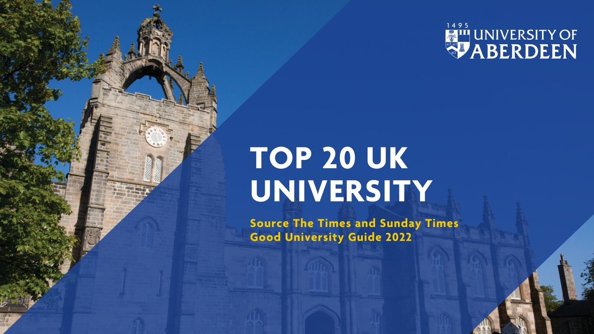 University of Aberdeen tweet media