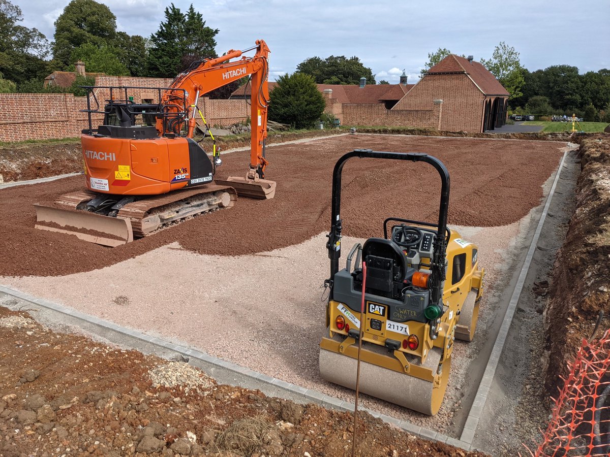 Over the last few weeks our site team have been working hard at a local estate building a new tennis court. Bespoke design features include tubular fencing, colour-coated playing surface and a professional quality basketball unit. #tenniscourtbuilder #designandbuild #tennis