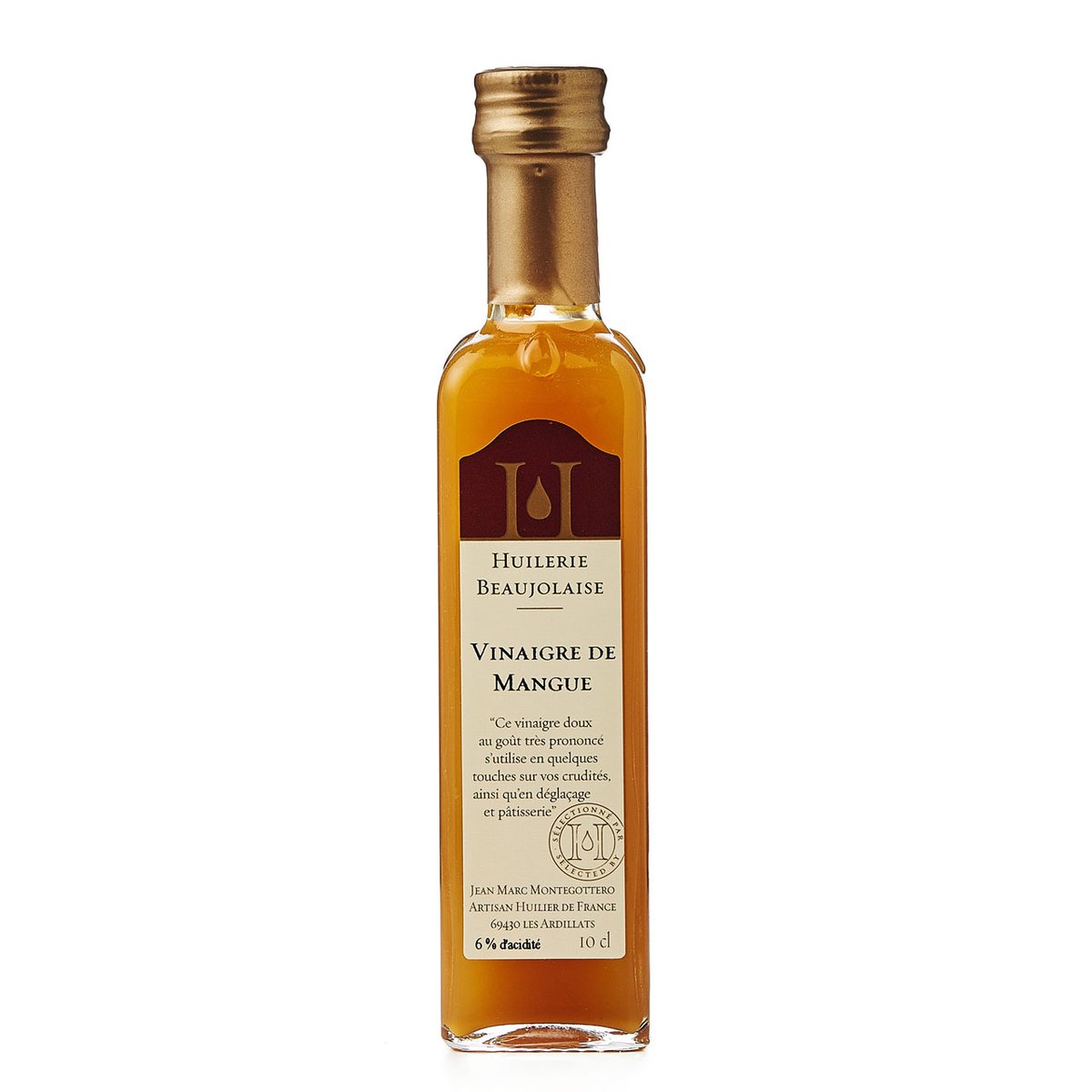 Vinagre de mango de Huilerie Beaujolaise. Sabor intenso a mango, aliño perfecto para un ceviche, una ensalada o para encurtir verduras. Su sabor a mango es sobresaliente y su acidez nada arrebatada. Uno de los productos más especiales que tenemos. 
👉 colmadosingular.com/tienda/product…