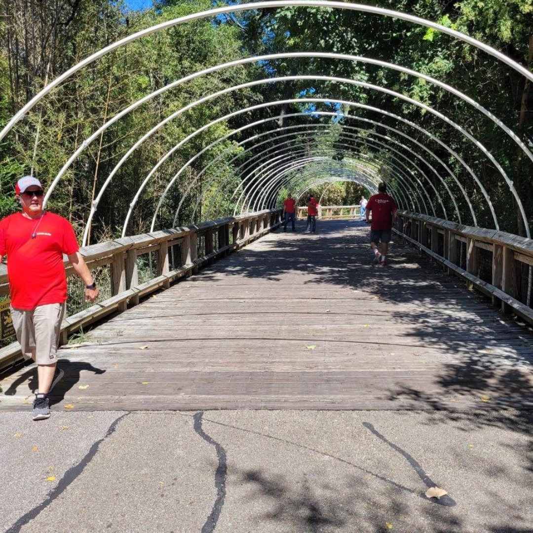 Check out the progress we're making for Wild Lights! This bridge, sponsored by <a href="/TMobile/">T-Mobile</a>, is 200 feet long and will feature 15,000 lights. We can't wait for you to see the final display!