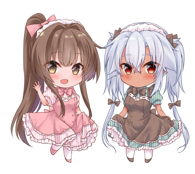 ちまちま大和型メイド姉妹(*'ω'*) 