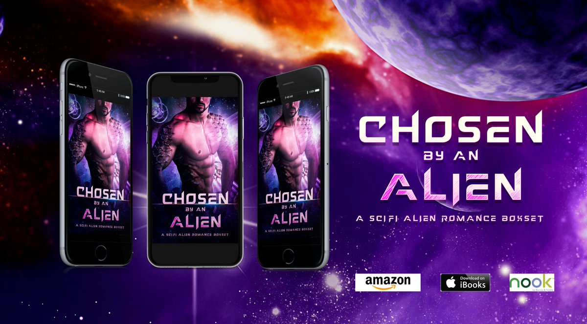 🪐☄️ Do you like #spacepirates, #enslavedplanets, #dyingraces, and #forbiddenromances? Grab your copy of CHOSEN BY AN ALIEN today! Discover 19 thrilling sci-fi alien romance stories that will leave you with a craving for more! books2read.com/u/3RnOyY