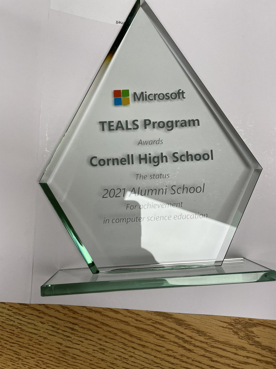 Congrats to <a href="/SusanDunning13/">Susan Dunning</a> for earning 2021 Alumni School status for #WeAreCornell in the <a href="/MicrosoftEDU/">Microsoft Education</a> @TEALSProgram