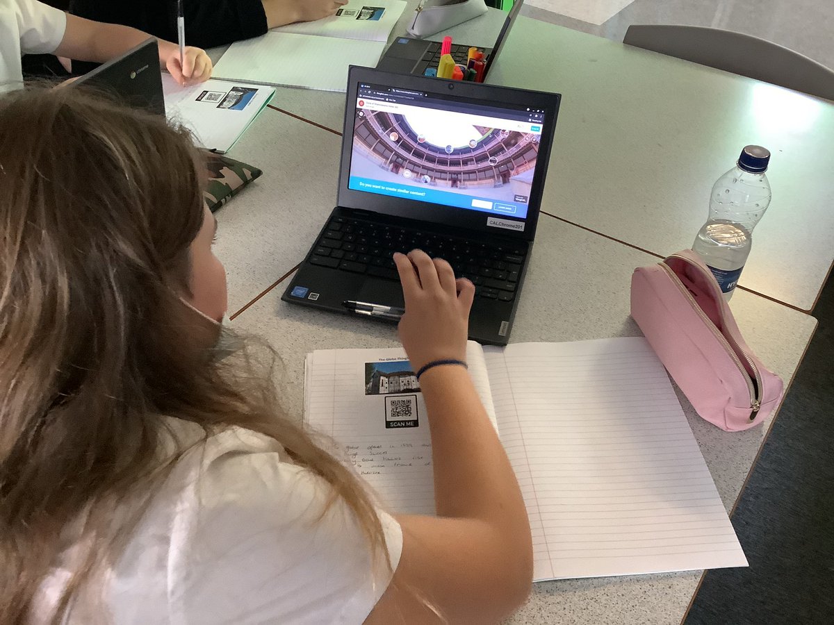 Year 8 participated in a treasure hunt today, using <a href="/ThingLink_EDU/">ThingLink Education</a>, which required them to find the correct answers to the questions on the Globe Theatre. What a lovely week to end the week - da iawn @CaldicotY8!🤩 <a href="/CaldicotDcf/">Digital Competency at Caldicot School</a> <a href="/Caldicot_Sch/">Caldicot School & Sixth Form</a> <a href="/CaldicotEng/">Caldicot English</a> @BOLCAL_Learning