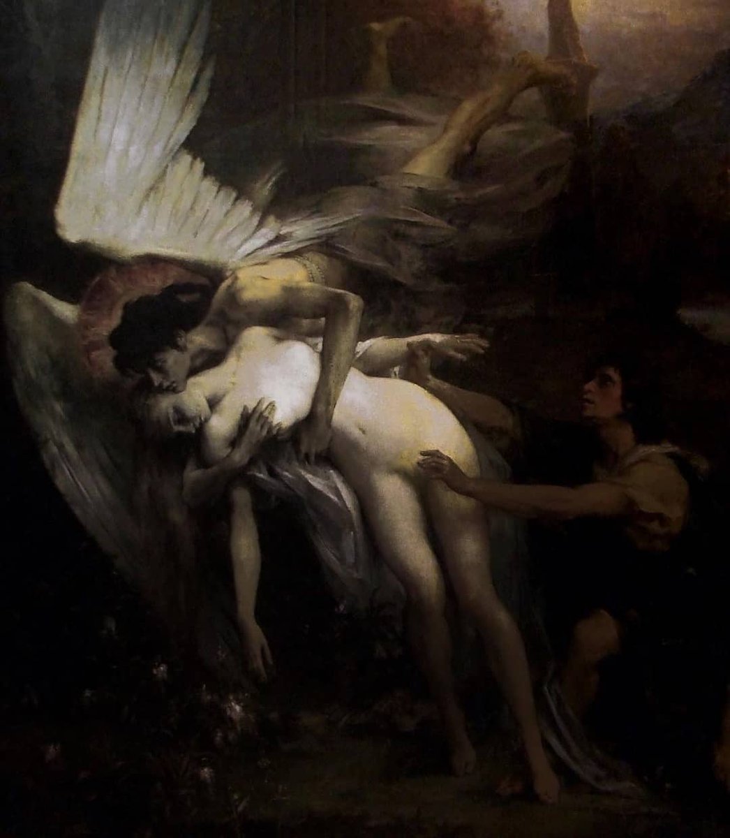 BestOfMeow's tweet photo. "Death and the Maiden" (La jeune fille et la mort) by Henri Leopold Levy (1900) https://t.co/Sy5VPjkRaI