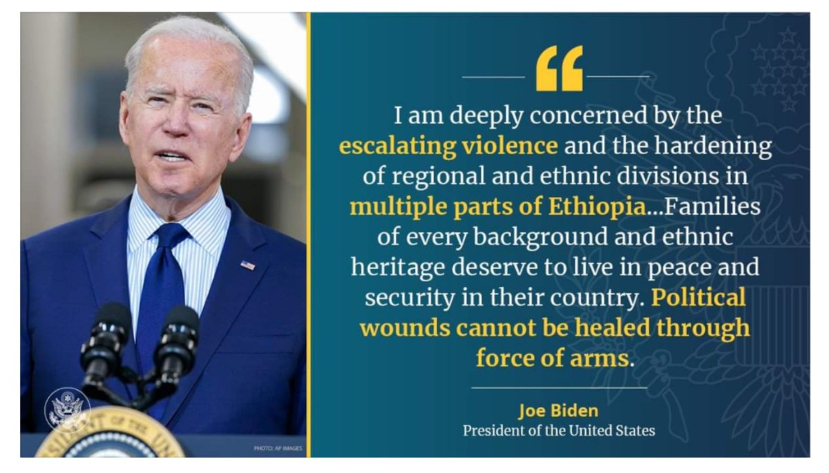 Who started the war with a brutal attack? #TPLF! Who defended the security of 110 Million? The govt. of #Ethiopia! Who refused to heed calls for a ceasefire? #TPLFTerrorists! Yet <a href="/POTUS/">President Donald J. Trump</a>  imposes sanctions &amp; puts a false equivalence b/n a terrorist group &amp;  #Ethiopia's govt.