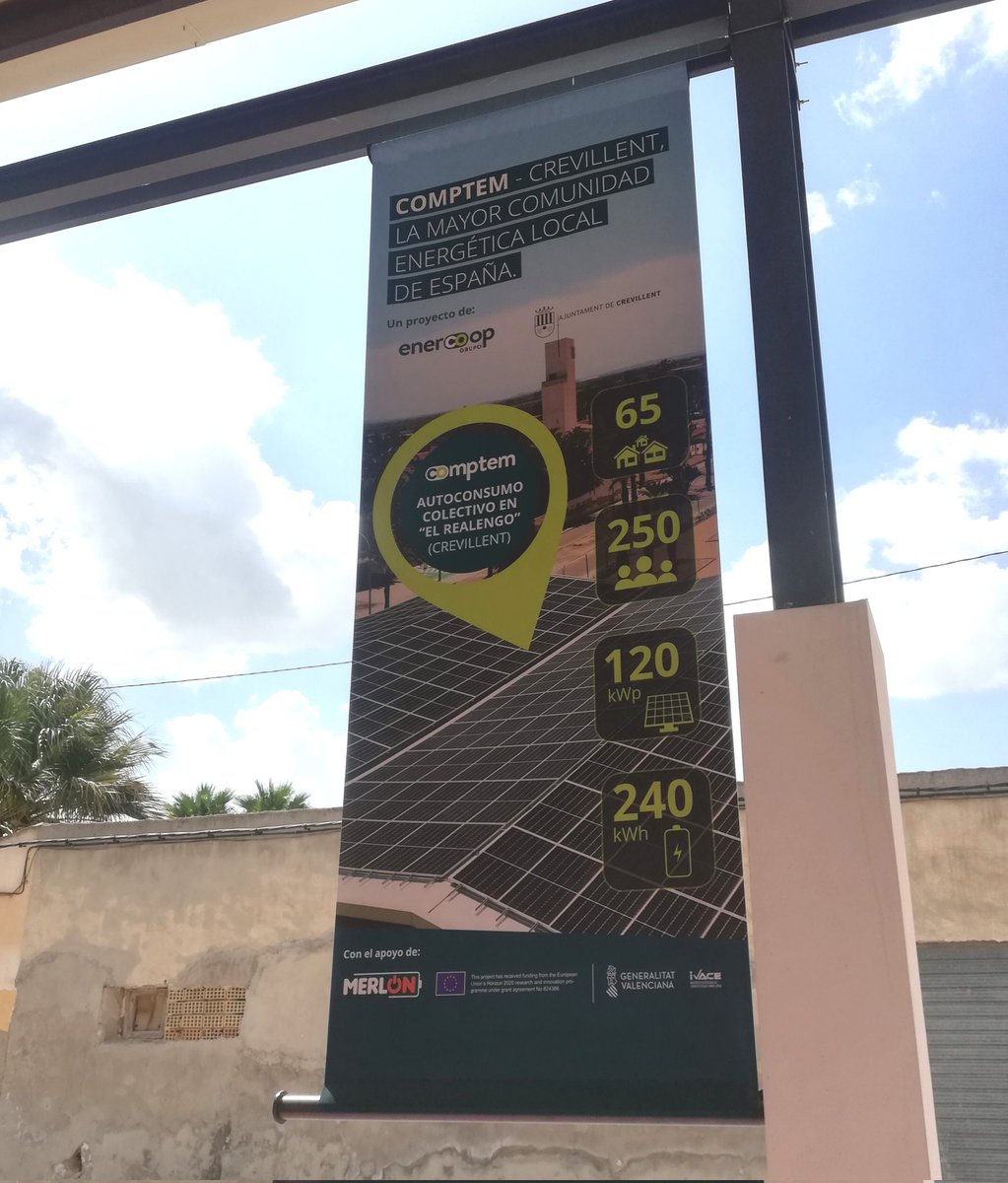 Aljarafe_Donana's tweet photo. Concluimos estas jornadas de intercambio #LICLE visitando la #ComunidadEnergética más grande de España, una iniciativa de #COMPTEM @grupoenercoop localizada en una pedanía de #Crevillente en #Alicante. ¡Una interesanísima experiencia piloto!!
#transiciónenergética https://t.co/MJVBGXJRKa