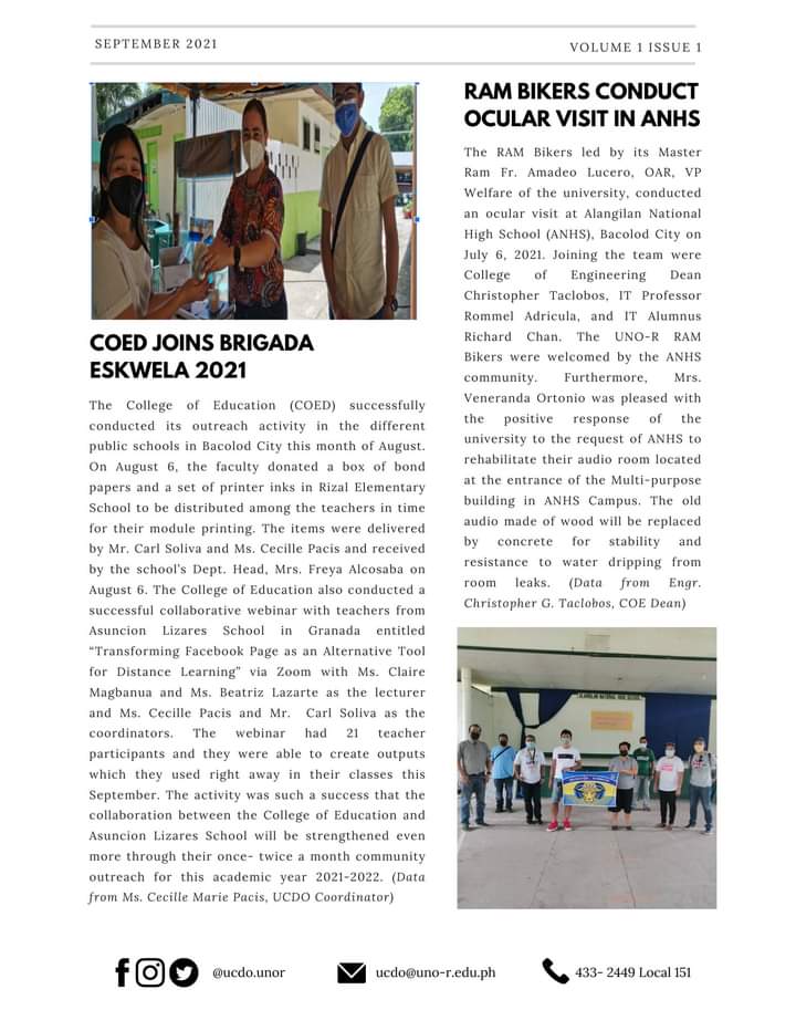 ucdounor's tweet photo. The Amores' E-Newsletter Volume 1 Issue 1 is out now.
Check it out through this link:  https://t.co/wnWVOFGZYO

Love, 

Recoletos 💙💛

#UCDOer #TatakRekoleto #ARCORESBacolod https://t.co/g3GbZUYAJs
