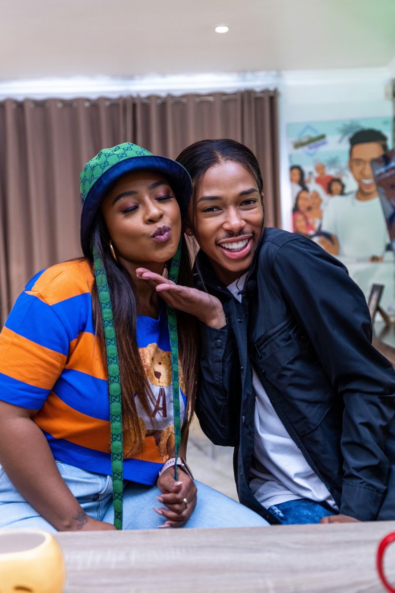 lasizwe's tweet photo. Our face card never declines! @Boity #DrinkOrTellTheTruth https://t.co/ukdyvnDQMI