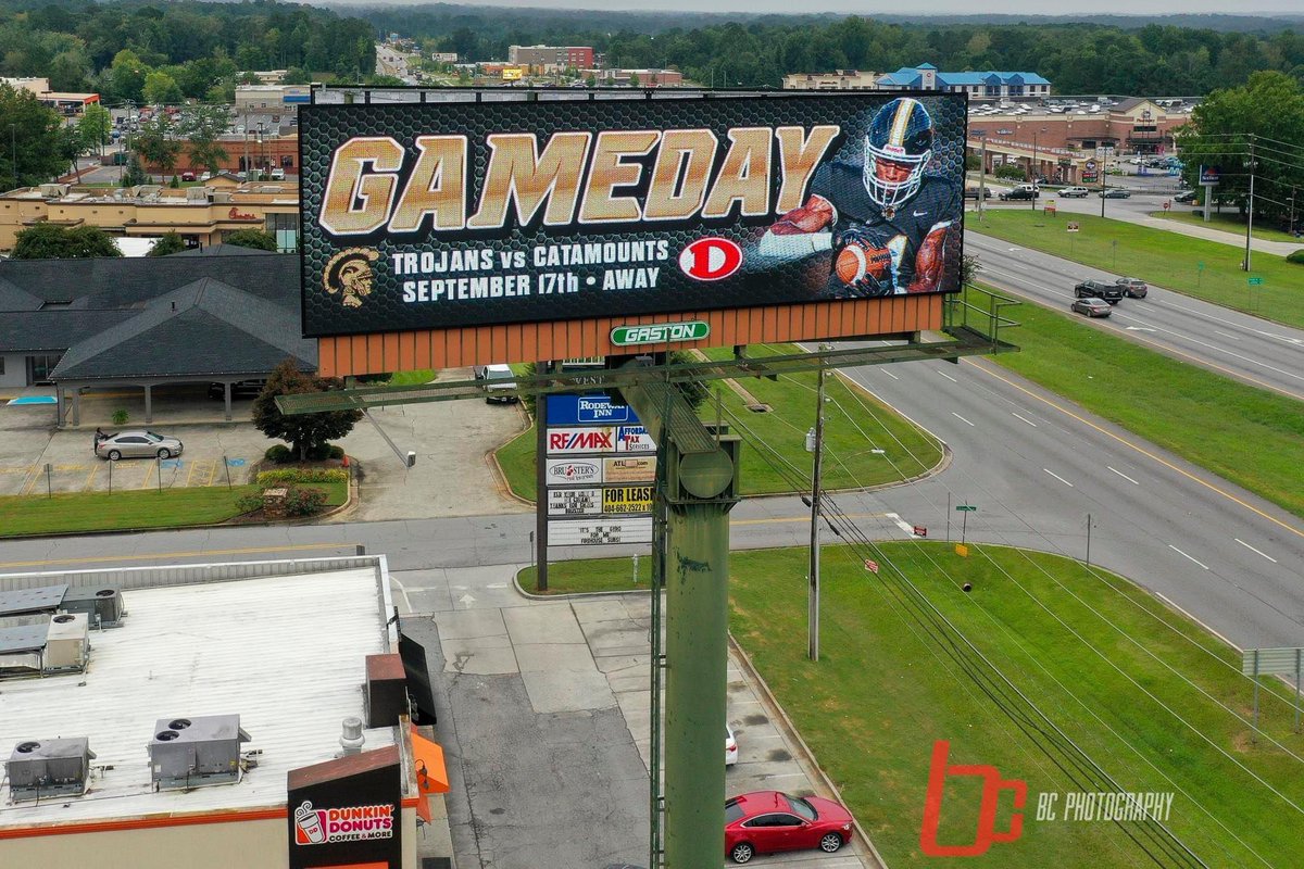 CoachJHogan's tweet photo. It’s game day and the Trojans are headed to Dalton! #TrojanNation #howyoudoanything https://t.co/GpxN7sQiqg