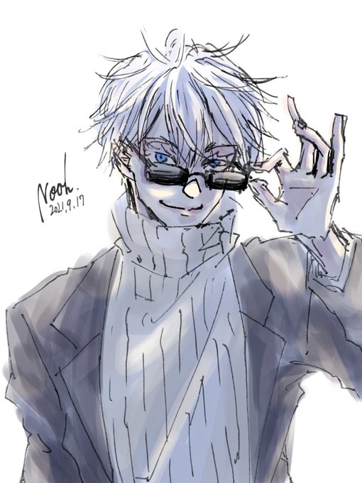 タートルネックのtwitterイラスト検索結果