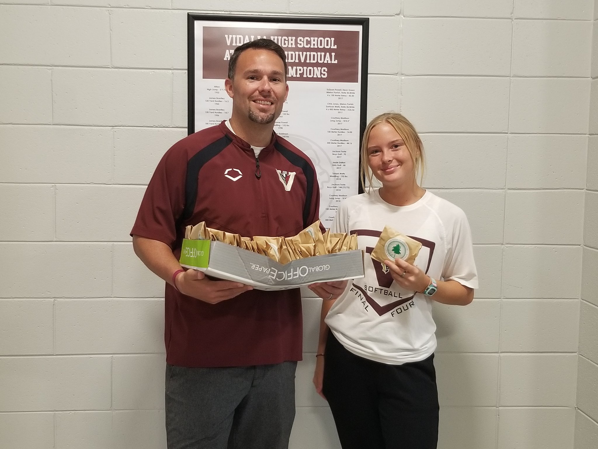 VidaliaAthletics on Twitter "Thanks to Million Pines Community Bank