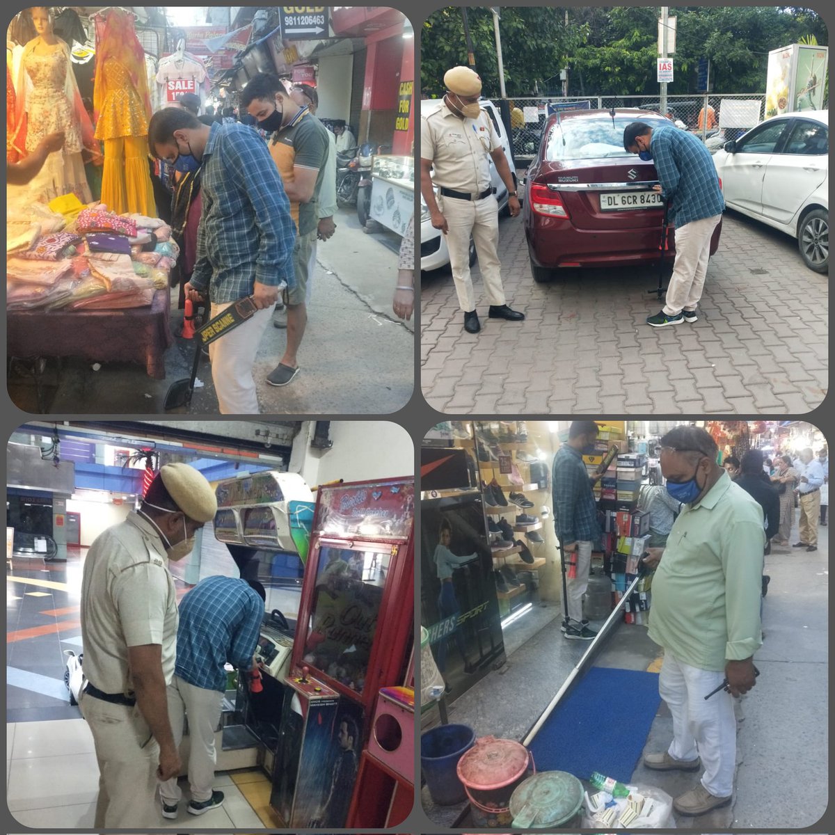 dcpouter's tweet photo. Checking in & around public transport during rush hours,
#ASCheck by BDT #OuterDistrict in Malls, Markets & High Footfall areas - to deter miscreants & #dubious activity.
#HelpUsHelpYou in #KeepingDelhiSafe Inform #suspicious activity around you immediately.
#dcpouter https://t.co/pUl75VFn3G