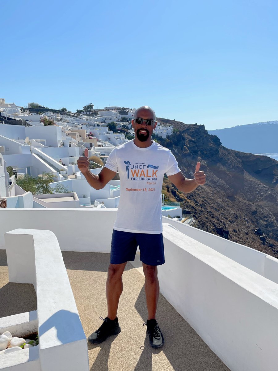 UNCF's tweet photo. We see you Warren Willams! Thank you for supporting #UNCF’s National Virtual Walk for Education from #Greece. Also, thank you for all that you do for #HBCUs and young people of color as a member of our UNCF #NewYork team.
#LaceUp4UNCF #UNCFVirtual https://t.co/vkqg1f3zTj