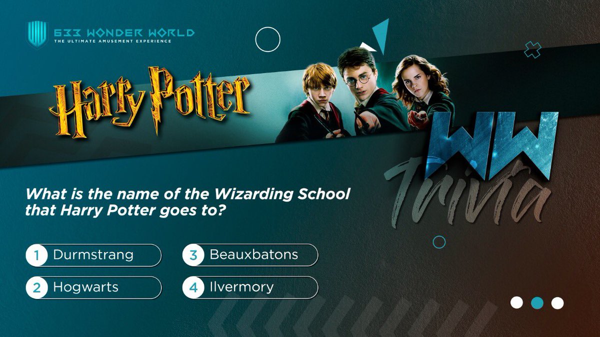 633wonderworld's tweet photo. Answer in the comments with the correct option! 

#633wonderworld #comingsoon #fun #ultimateamusementexperience #kids #Entertainment #WwTrivia #HarryPotter https://t.co/MRmoz7bALi