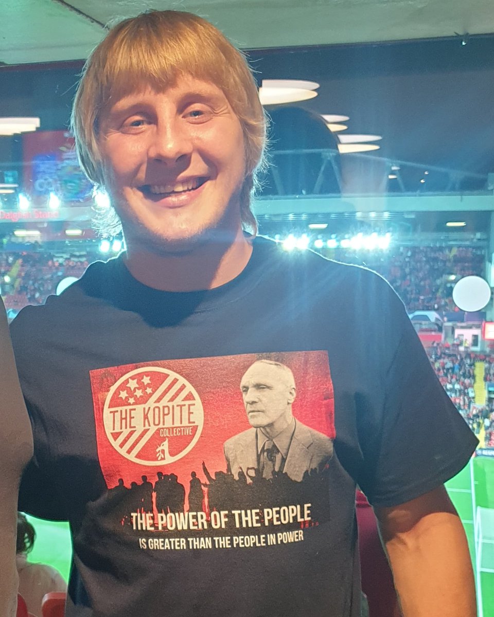 TheKopiteColle1's tweet photo. The Power Of The People, Is Greater Than The People In Power 👊⚽️🔴 
Belter One At The Match On Wed With @PaddyTheBaddy 🔥🔥 #YNWA
.
.
https://t.co/DEOBa2BDUh 
20% Off All Tees &amp; Hoodies Code : SHANKS20 
.
.
#kopitecollective #lfc #ynwa #shankly #tees #hoodies #anfield https://t.co/gZwTwNAXML