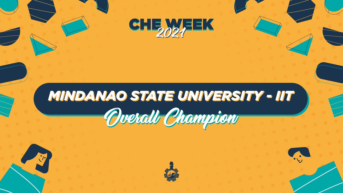 PIChEJCMindanao's tweet photo. โจ ๐๐ฏ๐๐ซ๐๐ฅ๐ฅ ๐๐ก๐๐ฆ๐ฉ๐ข๐จ๐ง โจ
Mindanao State University Iligan Institute of Technology
๐ฎ๐๐๐๐๐๐๐๐๐๐๐๐๐๐ ๐คฉ๐๐
#PIChEJCM
#ChEWeek2021
#AChElerate https://t.co/y5FX6ZuHNd