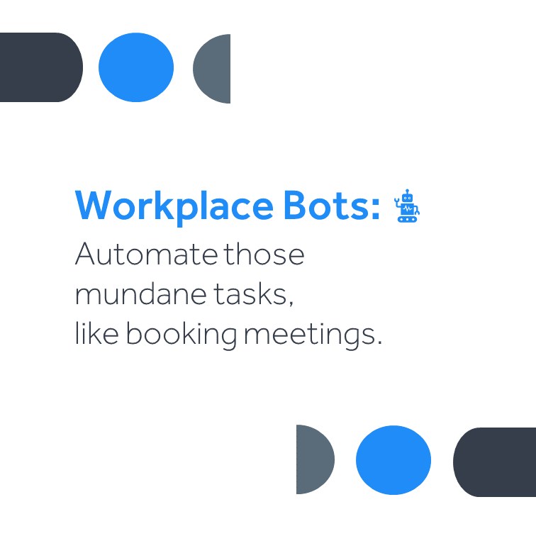 LineZeroDev's tweet image. With Workplace’s #automationbots, you can create one that can help automate the task of searching through everyone’s calendars to find time slots that everyone is available! 📅

Read our blog to learn more: bit.ly/3sQTGxX

#AutomationBots #WorkplaceFromFacebook