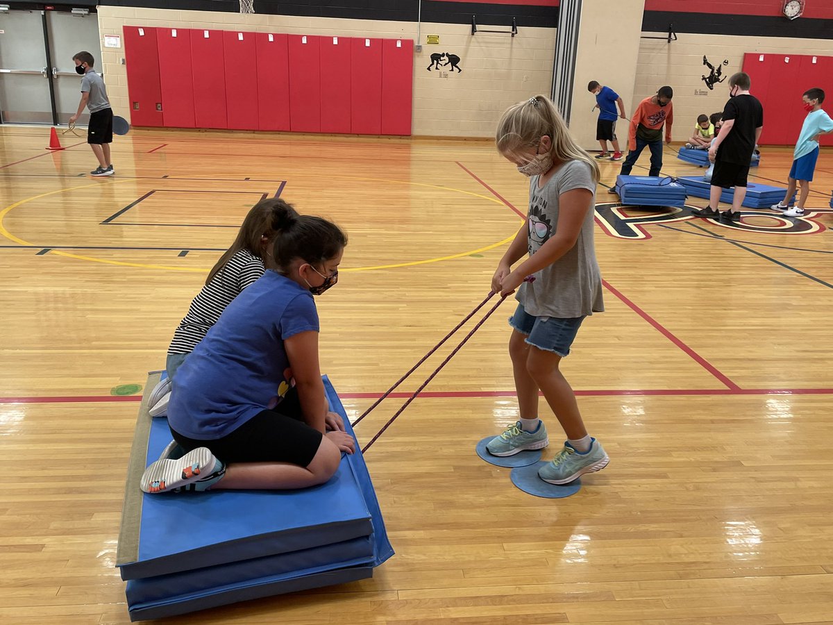 BeamTeamPE's tweet photo. Cooperative Activities this week. Cross the River 🐊 @jfoley1187 https://t.co/ADX06TLczH