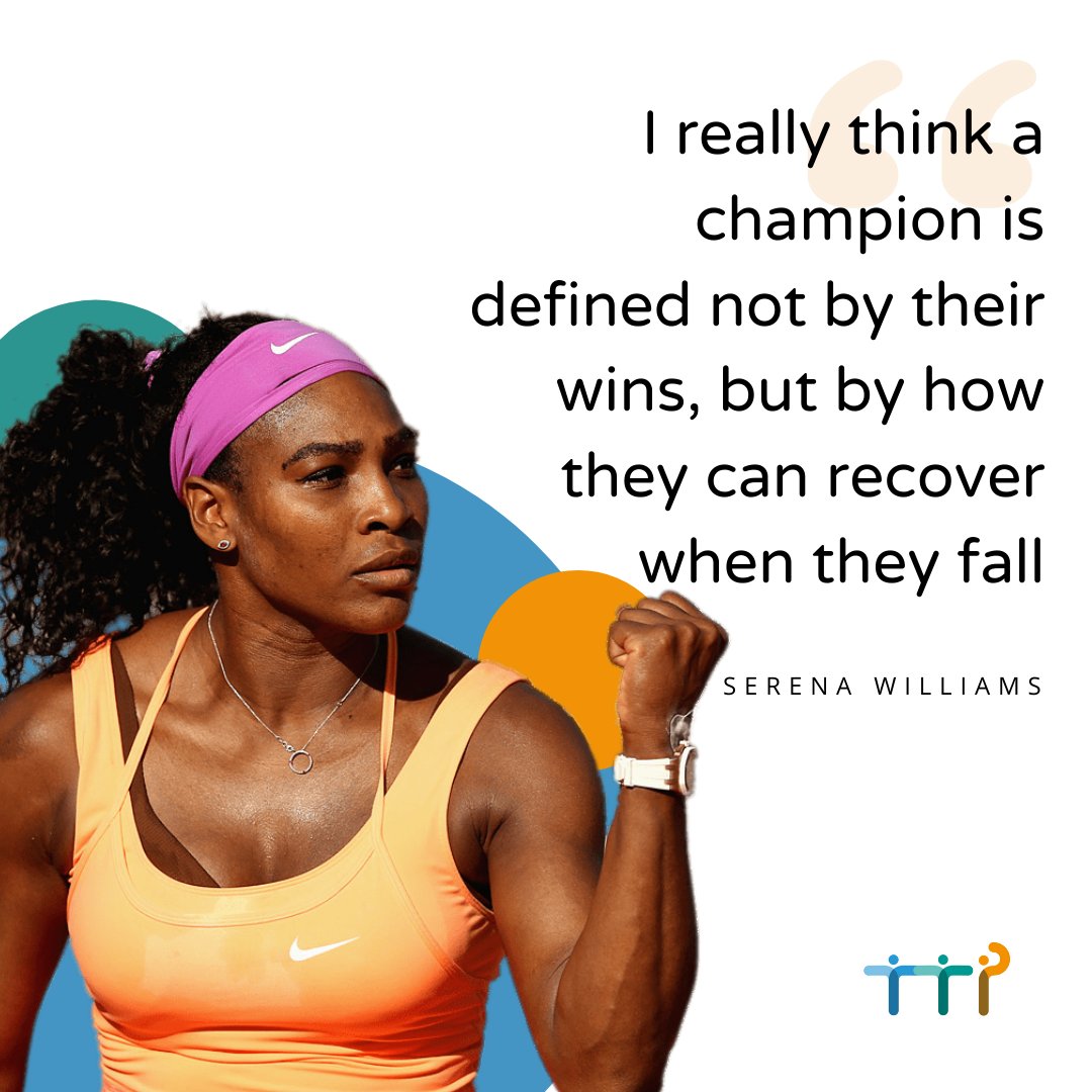 If you fall, it’s not a loss - it’s a chance to grow and learn. Leaving your sport might feel like a step in the wrong direction but it isn’t - it’s your next step!

#serenawilliams #athlete #careertransition #careers #lifeaftersport #sports #sportscareer #empowerment #retirement