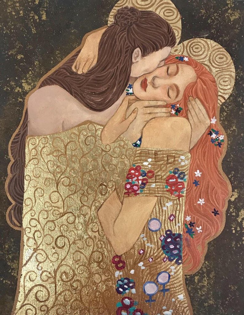 Густав климт sappho