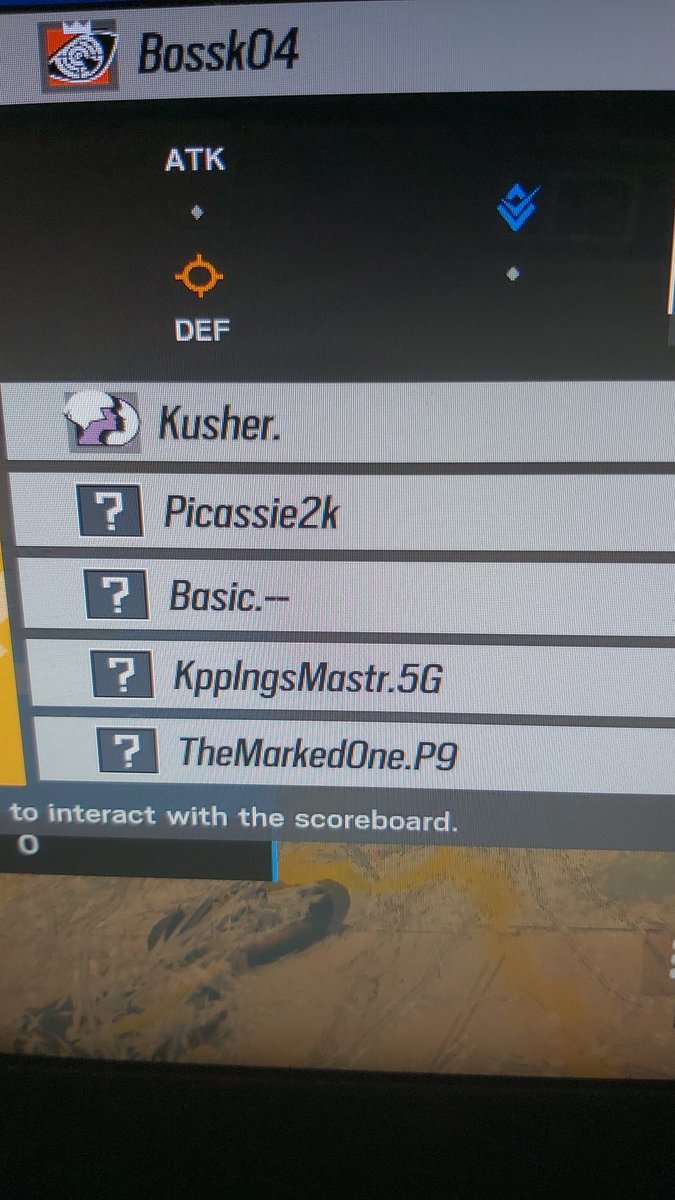Kusher. Cheating with chamo charm in gold lobbies and boosting this picassie guy. Ty R6 for the joy u give me :)