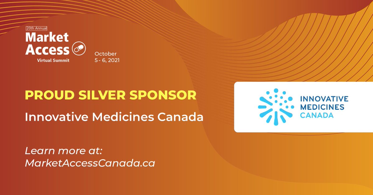 SI Pharma and Healthcare (@si_pharmahealth) on Twitter photo We're proud to feature <a href="/innovativemeds/">Innovative Medicines Canada</a> a silver sponsor for our upcoming #MarketAccessCanada event on October 5-6th. Learn more about their national association and the other 40+ industry-leading speakers featured at the event here: bit.ly/3E1s26v #Pharma #Canada We're proud to feature <a href="/innovativemeds/">Innovative Medicines Canada</a> a silver sponsor for our upcoming #MarketAccessCanada event on October 5-6th. Learn more about their national association and the other 40+ industry-leading speakers featured at the event here: bit.ly/3E1s26v #Pharma #Canada