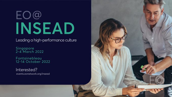 EOCanada_'s tweet photo. EO’s newest learning programme, EO@INSEAD: Leading a high-performing culture will help you build your leadership muscles and cultivate a culture that supports success.

Registration opens on 7 September. Join the interest list now: https://t.co/2uaLaMdiSK https://t.co/KoARviPs9E