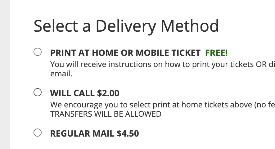 bengarvey's tweet photo. I feel like an opportunity was missed here when buying these @snailmail tickets at @uniontransfer #regularmail https://t.co/Cf35kPBvjp