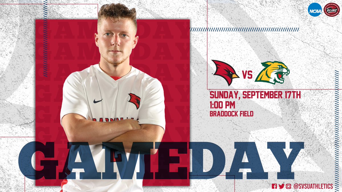 GAMEDAY!!

<a href="/SVSUsoccer/">SVSU Soccer</a> opens 2021 GLIAC competition at home against Northern Michigan

1 PM | Today | Braddock Field

Live links at svsucardinals.com/composite